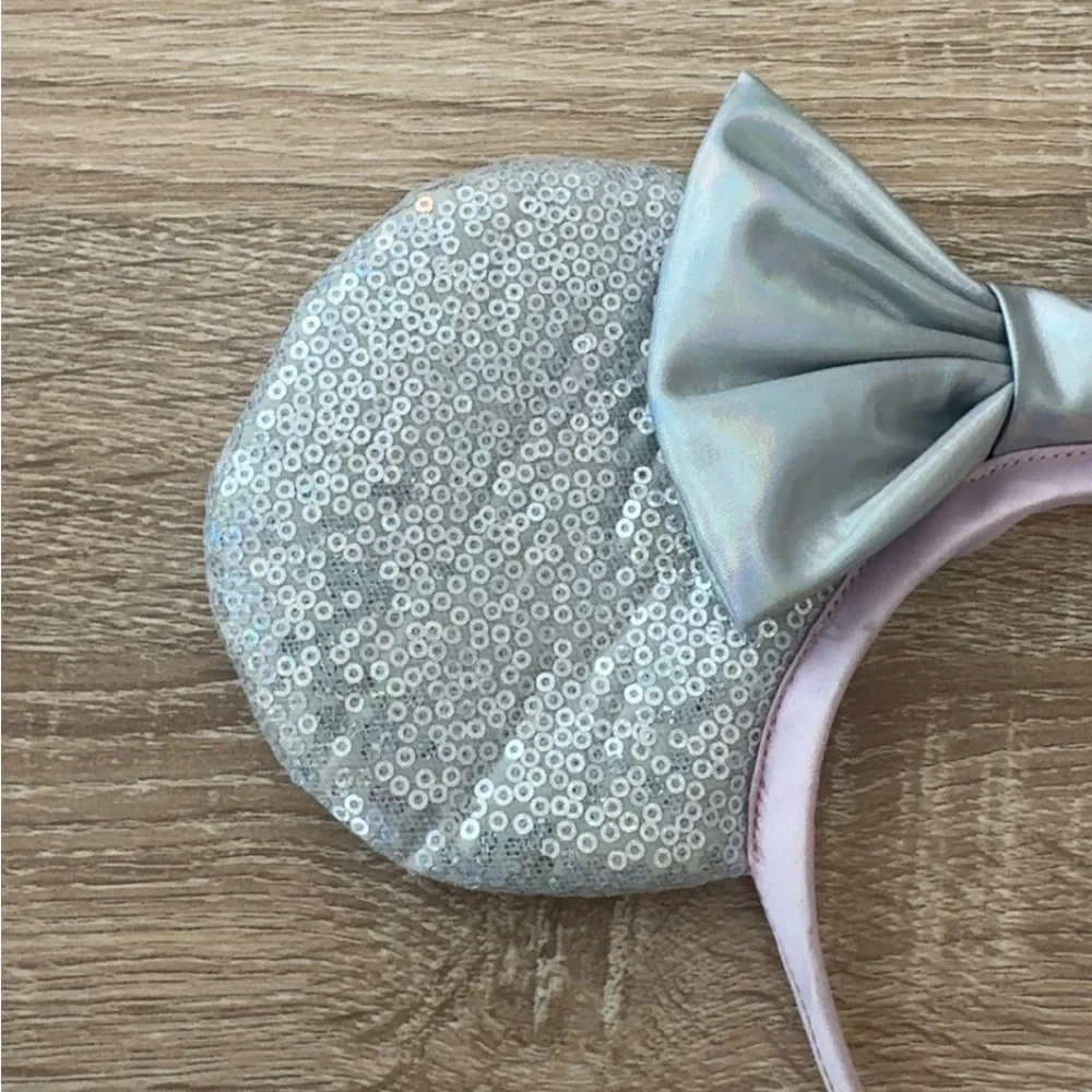Disney Parks Minnie Mouse Happily Ever After Wedding Bride Hat Veil‎ & Headband